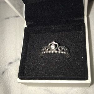 Pandora Silver Princess Ring